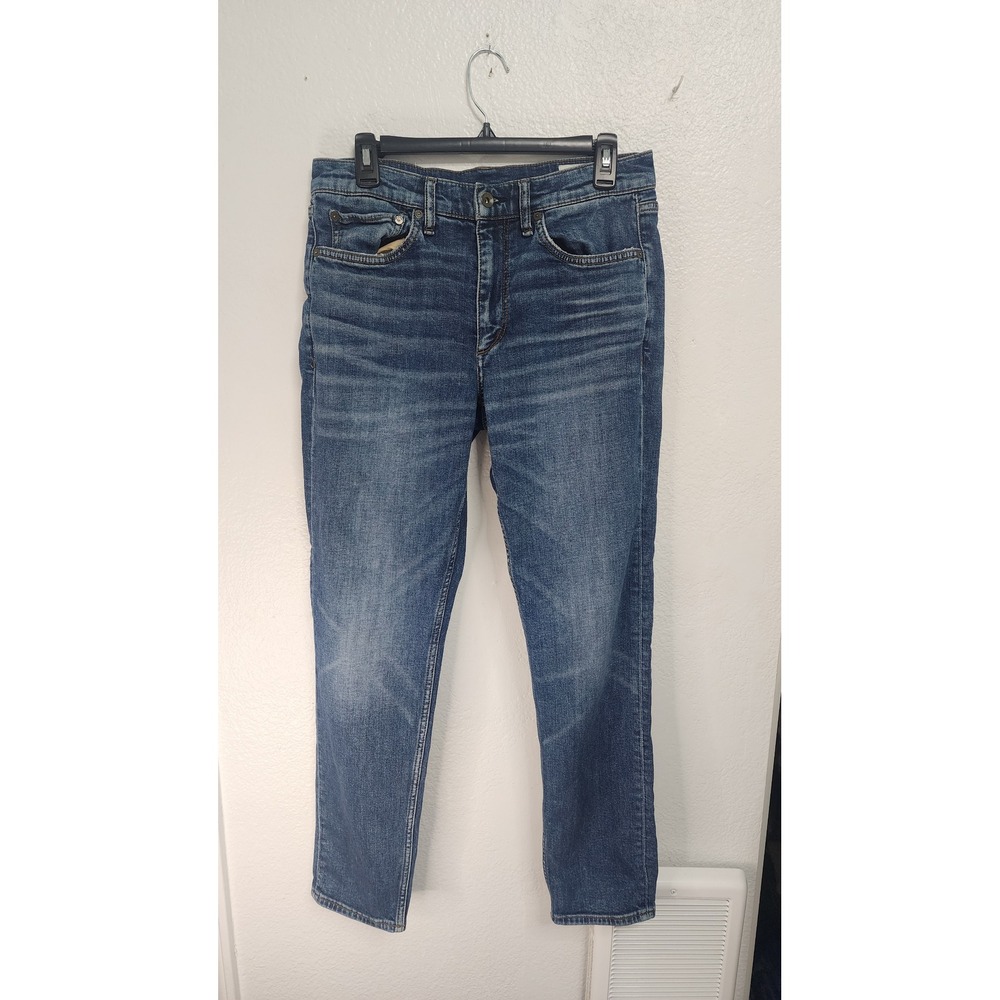 Rag & Bone Fit 2 Slim Jeans Womens 30x30 Blue Excellent‎